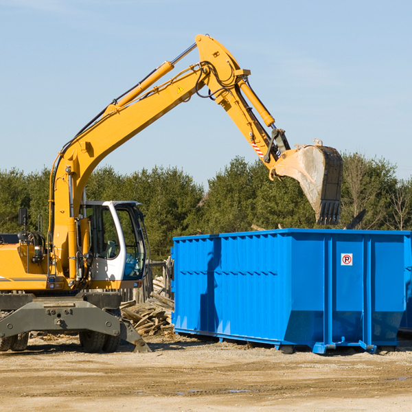 are there any restrictions on where a residential dumpster can be placed in St Mary County LA